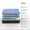 Bridgevine Home Refresh 6-Layer Hybrid Memory Foam and Coil Mattress, 12 Inches, Mattress-in-a-Box, Twin XL Size, Blue Ice Cover view 2