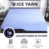 Bridgevine Home Refresh 6-Layer Hybrid Memory Foam and Coil Mattress, 12 Inches, Mattress-in-a-Box, Twin XL Size, Blue Ice Cover view 3