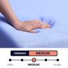 Bridgevine Home Refresh 6-Layer Hybrid Memory Foam and Coil Mattress, 12 Inches, Mattress-in-a-Box, Twin XL Size, Blue Ice Cover view 4