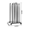 AIWFL 4 Side Storage Hanger Stacker Cart, Hanger Organizer Stacker with 4 Wheels, Clothes Hangers Storage Rack, 4 in 1 Rack Stand for Laundry Room, Shopping Mall, Specialty Store view 3