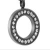 SHEIL Inlay Clear Crystal Circle of Life Stainless Steel Memorial Jewellery for Loved Ones Cremation Ashes Keepsake Urn Necklace,1 view 1