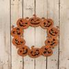 Bethany Lowe Jack-O-Lantern Glitter Wreath view 1