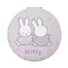 Marimo Craft DBM-1158 Miffy Sherbet Mesh Series Mirror, Purple, For Two People, 2.8 x D0.4 inches (7 x 1 cm) view 1