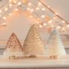 Bethany Lowe Metallic Bottle Brush Trees, Set of 3 view 1