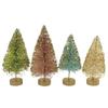 Bethany Lowe Pretty in Pastel Mini Bottle Brush Trees in Box, Set of 7 view 2