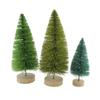 Bethany Lowe Hues of Green Bottle Brush Trees, Set of 6 view 2
