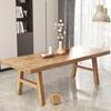CraftThink Dining Table, Modern Rectangle Dining Table Solid Wood Dining Table Family Furniture for Living Dining Room - 1 Table 63" L x 27.5" W x 29.5" H view 2