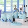 YQBUER Bathroom Five-Piece Bathroom Amenities Washing Set Washing Cup Brushing Teeth Mouthwash Cup Wedding Newlyweds Housewarming Gift (Color : C) view 1