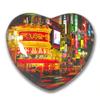Japan Tokyo Shinjuku Kabukicho Fridge Magnets Sticker Kitchen Refrigerator Decoration Magnet Gift Heart Shape view 1