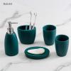 YQBUER Home Bathroom Accessories Set Bathroom Accessories Set Nordic Cute Animal Shape Ceramic Toothbrush Holder Soap Dish Liquid Suitable for Hotel bathrooms view 2