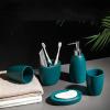 YQBUER Home Bathroom Accessories Set Bathroom Accessories Set Nordic Cute Animal Shape Ceramic Toothbrush Holder Soap Dish Liquid Suitable for Hotel bathrooms view 3