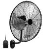 Tangkula 20 Inch Wall Mount Fan with Aluminum Blades, Industrial 3-Speed Oscillating Metal Wall Fan, Heavy Duty for Shop, Commercial, Garage, Warehouse, Workshops & Factory view 1