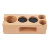 Coffee Tamper Holder, Wooden Non Slip Coffee Tamping Espresso Station for Cafe Home(S) view 1