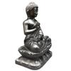 Buddha Statue Murti Large 12 inches Black Marble Buddha Figurine Perfect for Yoga Studios & Meditating Room First Home Buddha Sculpture Spiritual Peace Lord Idol Hindi Thai God Best Housewarming Gifts view 2