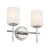 Kichler Ali 2-Light Bathroom Vanity Light, Polished Nickel view 1