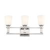Kichler 3-Light Bathroom Vanity Light, Polished Nickel view 2