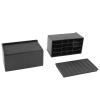 TOPINCN Stackable Bed Risers, 4Pcs L Shape Heavy Duty Bed Rubber Non Slip Stackable Sofa Risers for Table Couch Chair Bed Black view 2