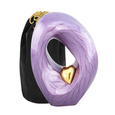Urns of Dignity Passage of Heaven Adult Cremation Urns for Human Ashes - Decorative Urns,Urns for Human Ashes Female & Male,Urns for Ashes Men & Women,Funeral Urn (Adult Non-Customize, Lavender Gold)