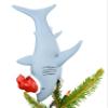Tree Buddees Great White Shark Christmas Tree Topper - Large 10" view 3