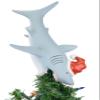 Tree Buddees Great White Shark Christmas Tree Topper - Large 10" view 4