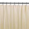 2 Pc Magnetic Soap Residue Resistant Shower Curtain Liner 100% Vinyl Beige 70x72 view 1