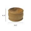 3 ARCHES USA Olive Wood Communion Cups (50-Pack) - 1.1" Hand-Carved Cups from Bethlehem, Holy Land - Unique Chalices for Church, Ministry & Life Events with Certificate of Origin view 3