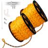 WYZworks 3312LEDs, 300ft Orange LED Rope Light, Connectable Outdoor Permanent Waterproof Accent Exterior Lighting, Transparent PVC Case, ETL Certified, Holiday Decor, Backyard Patio, Home Garden view 1