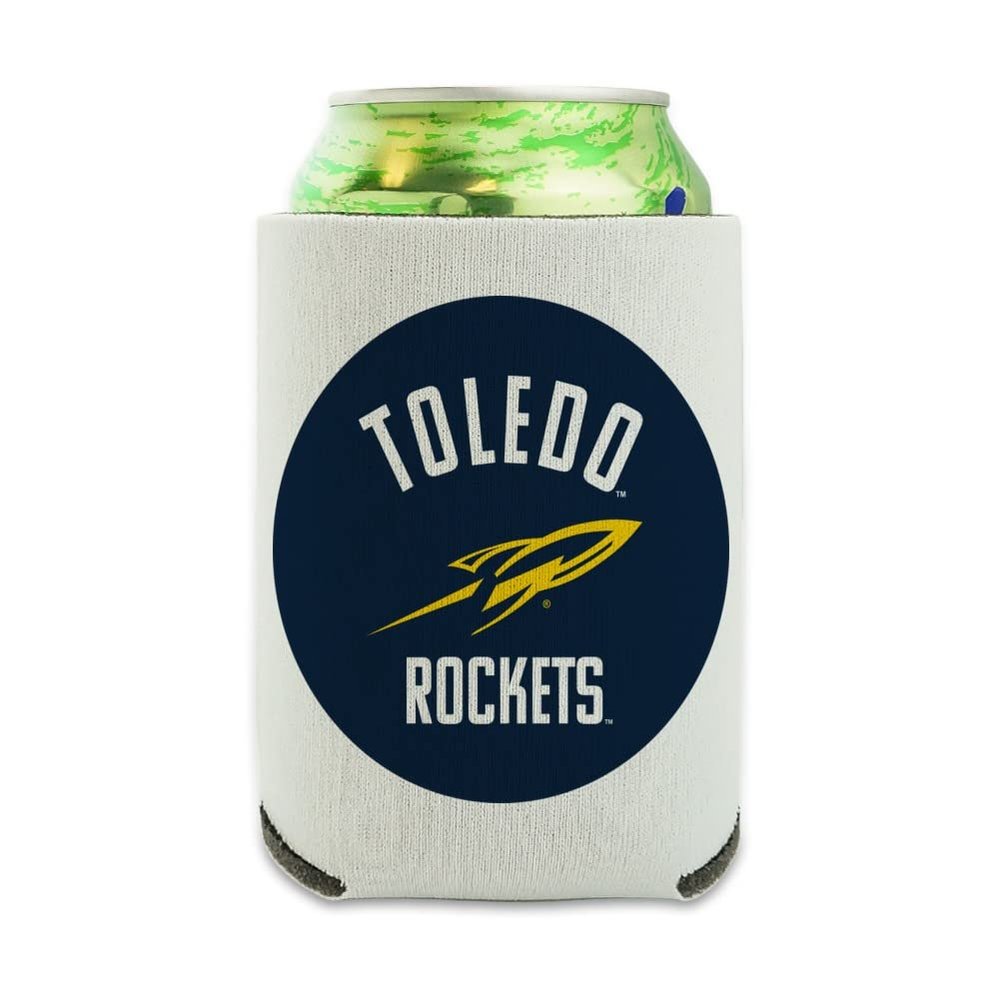 University of Toledo Official Logo Can Cooler - Drink Sleeve Hugger Collapsible Insulator - Beverage Insulated Holder