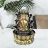 TOMYEUS Tabletop Fountains Desktop Fountains Indoor Buddha Statue Water Fountain Office Desk Lucky Waterfall Decoration Fountains Retro Led Crystal Ball Tabletop Fountain Fountain Decoration view 4
