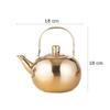 Cabilock Thick Stainless Steel Teapot Kettle Golden Water Pot for Kitchen Office and to Hold No Bad Smell for Tea and Beverages view 4