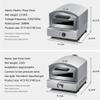 MNSSRN Portable Home Pizza Oven, Electric/Gas Pizza Oven 350C Temperature Control, Pizza Oven Machine with Temperature Dashboard,Gas view 2