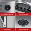 MNSSRN Portable Home Pizza Oven, Electric/Gas Pizza Oven 350C Temperature Control, Pizza Oven Machine with Temperature Dashboard,Gas view 3