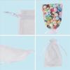 ANZNKU 100PCS Premium White Organza Bags 5x7 inches Mesh Bags Drawstring, Small Gift Pouches for Christmas Wedding Makeup Party Favor view 4