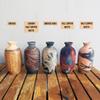 RAAQUU 3 Pack Koban 7 inch Handmade Ceramic Raku Vase - Pottery Gifts for Her, Boho, Gift Box, Gift for Mom, Bridesmaid Wedding Gift, Home Dcor - SR view 4