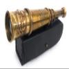 Vintage Spyglass Telescope Engraved Psalm 32:8 - Find Best Pathway - Inspirational Gifts Meaningful Gift Gadget Functional 16" Brass Spyglass with Brilliant Magnification in Gift Box view 1