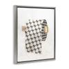 Stupell Industries 'Glam Pattern Toilet Paper', Floating Frame Canvas Art, Gray, 25 x 31 Inches, Easy to Hang and Sturdy, Made in USA, by Ziwei Li view 2