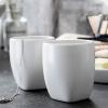 YQBUER Home Bathroom Accessories Set Bathroom Wash Set Ceramic Five Piece Set Soap Dispenser Couple Gargle Cup Toothbrush Holder Suitable for Hotel bathrooms view 4