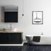 Stupell Industries Giraffe In A Tub Funny Animal Bathroom Drawing, Design by Rachel Neiman view 3