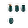 YQBUER Home Bathroom Accessories Set Ceramic Bathroom Wash Set Bathroom Supplies Creative Gift Bathroom Decor Suitable for Hotel bathrooms view 4