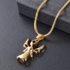 SHEIL 316L Stainless Steel Keepsake Jewelry - Fairy Memurial Urn Pendant for Asehs of Loved One - Memorial Ash Keepsake,3 view 2