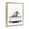 Stupell Industries Bear In A Tub Funny Animal Bathroom Drawing, Design by Rachel Neiman view 4