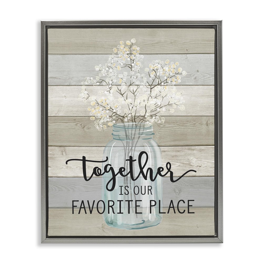 Stupell Industries Guests Feel At Home, Design by Lettered and Lined