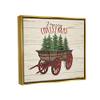 Stupell Industries Merry Christmas Tree Wagon, Design by Jo Moulton view 2