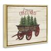 Stupell Industries Merry Christmas Tree Wagon, Design by Jo Moulton view 4