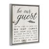 Stupell Industries Be Our Guest Poem Cursive, Design by Daphne Polselli view 4