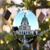 Canada Mount Royal Park Montreal Christmas Ornaments for Tree Ceramic Pendant Double Sided Ornament Decor Xmas Gifts Porcelain Travel Souvenirs view 2