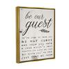 Stupell Industries Be Our Guest Poem Cursive, Design by Daphne Polselli view 2