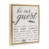 Stupell Industries Be Our Guest Poem Cursive, Design by Daphne Polselli view 4