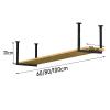 Hanging Floating Shelf, Industrial Ceiling Mount Single Layer Rack, Hanging Storage Rack for Restaurant and Bar - Length 60/80/100/120/150cm. 5 Sizes (Size : 60x30x30cm) view 2