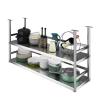 Hanging Floating Shelf, 304 Stainless Steel European Ceiling Hanger, Ceiling Mounted Storage Shelffor Bar, Restaurant, Hanging Decorative Stand, 6 Sizes (Size : 90 * 35 * 80cm) view 1